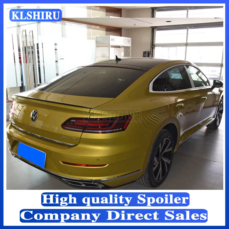

Подходит для 2019 2020 2021 Новинка Volkswagen ARTEON CC ABS пластик грунтовка Цвет Внешний автомобиль задний хвост крыло багажника губа спойлер