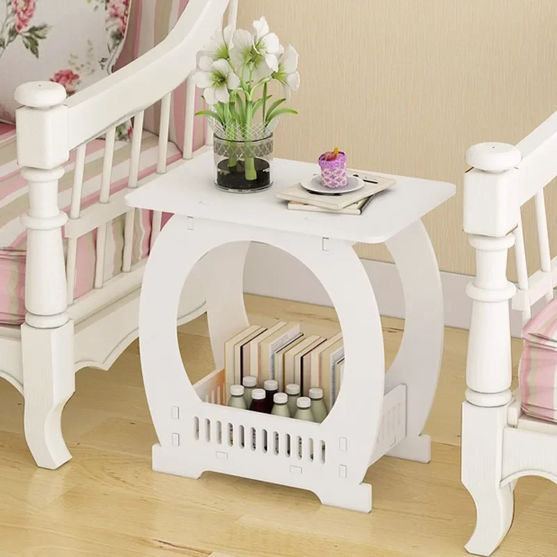 Кофейный столик в современном дизайне гостиной спальни тумбочки деревянный