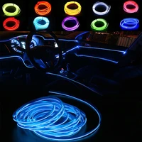 1m3m5m led interior lights car accessories decorative lamp auto diy wiring neon strip party atmosphere diode ambient light