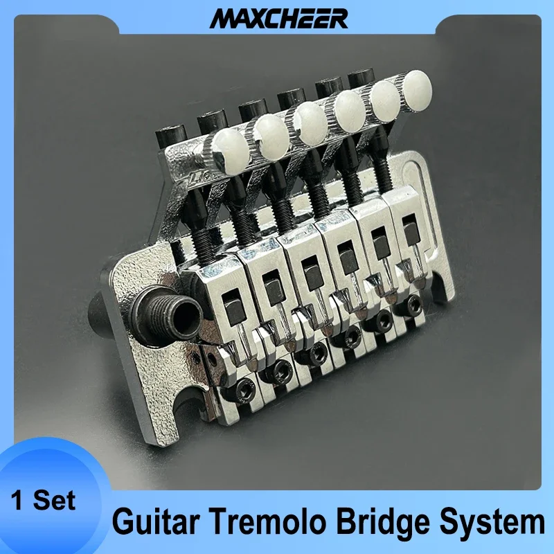 Фото 1 комплект электрогитары Tremolo Bridge Systems с двойной фиксирующейся кромкой и Whammy Bar, черный, золотой, хромированный цвет №1