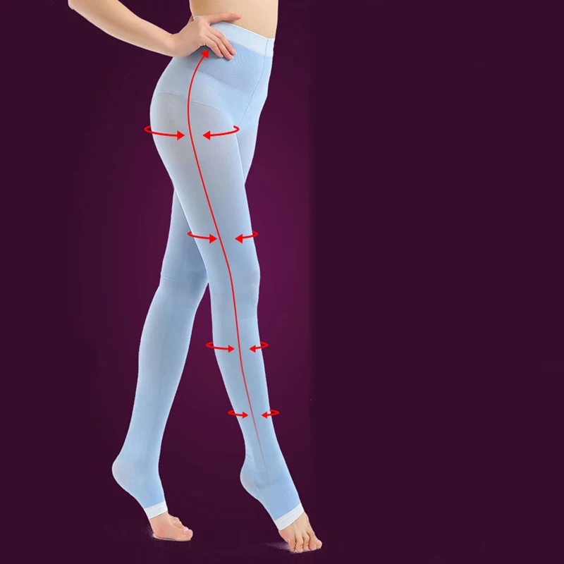 

Medical Compression Pantyhose For Varicose Veins Stockings Compression Support Pantyhose Solid Thights