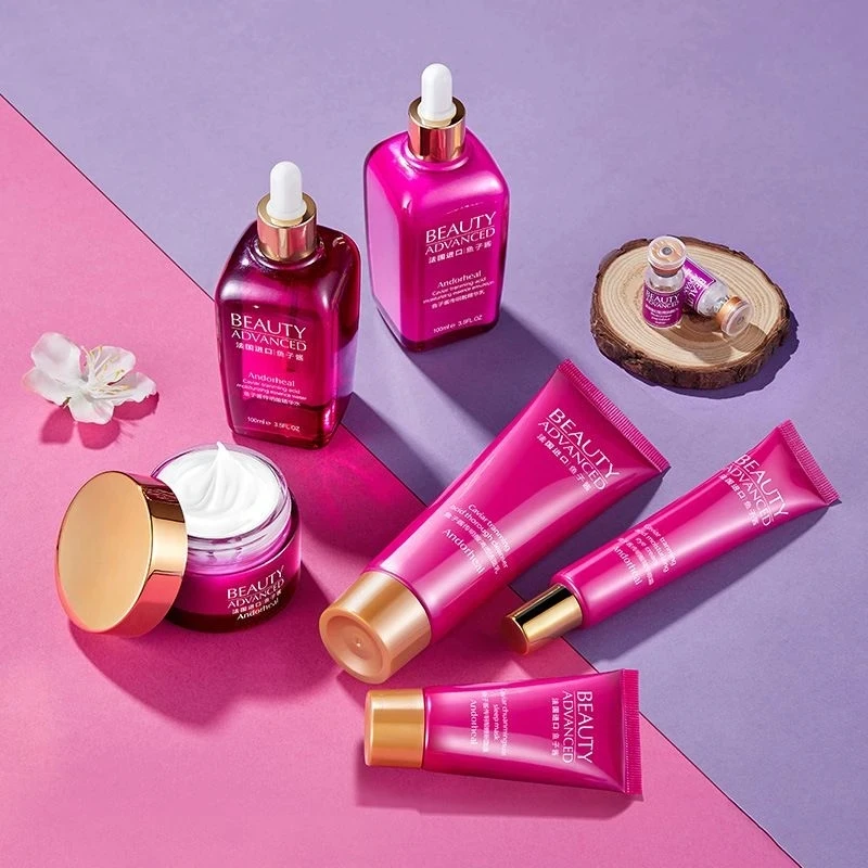 Набор для ухода за кожей лица с икрой транокислотная кислота 16 шт. коробкой