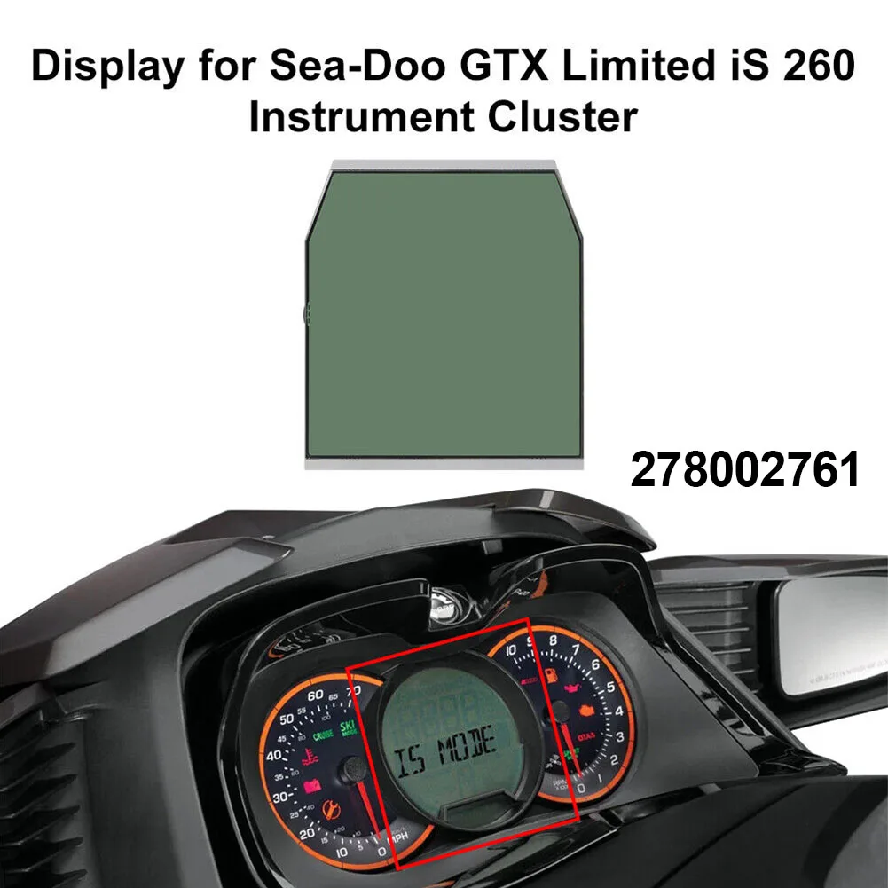 

Yacht Snowmobile Motorcycle LCD Gauge Instrument Cluster Green Accessories For Sea-Doo GTX RXT 2009-2012 278002761