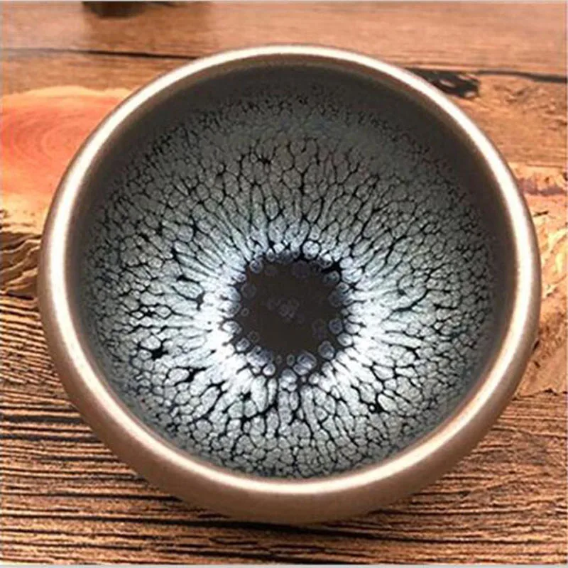 

MOZHAN Jianzhan Tenmoku Tea Cup Porcelain Matcha Bowl 50ml Handcraft for tea Tie Guan Yin,matcha,oolong green tea,dahongpao