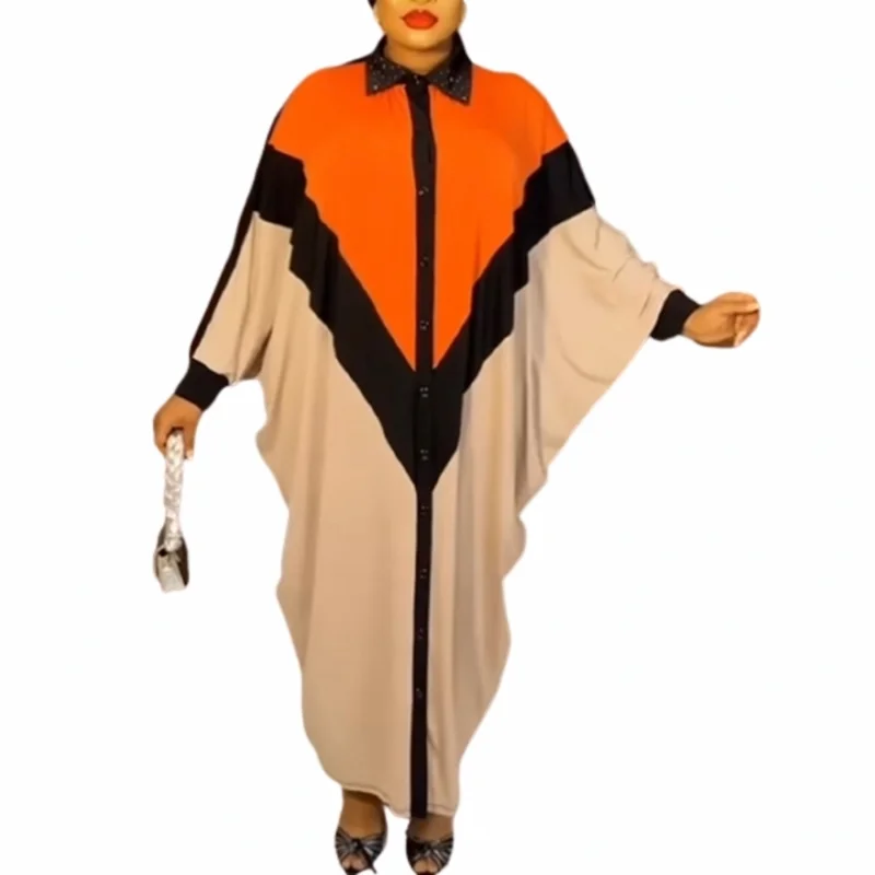 

African Dresses For Women Dashiki Long Maxi Dress 2023 Spring Summer Ladies Traditional Africa Clothing Fairy Dress Muslim Abaya