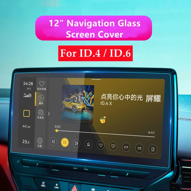 

Для Volkswagen ID.4-X ID.3 ID.6 CROZZ 2020-2022 HD 5,3 "панель приборной панели цифровой дисплей навигационное стекло защитная крышка экрана