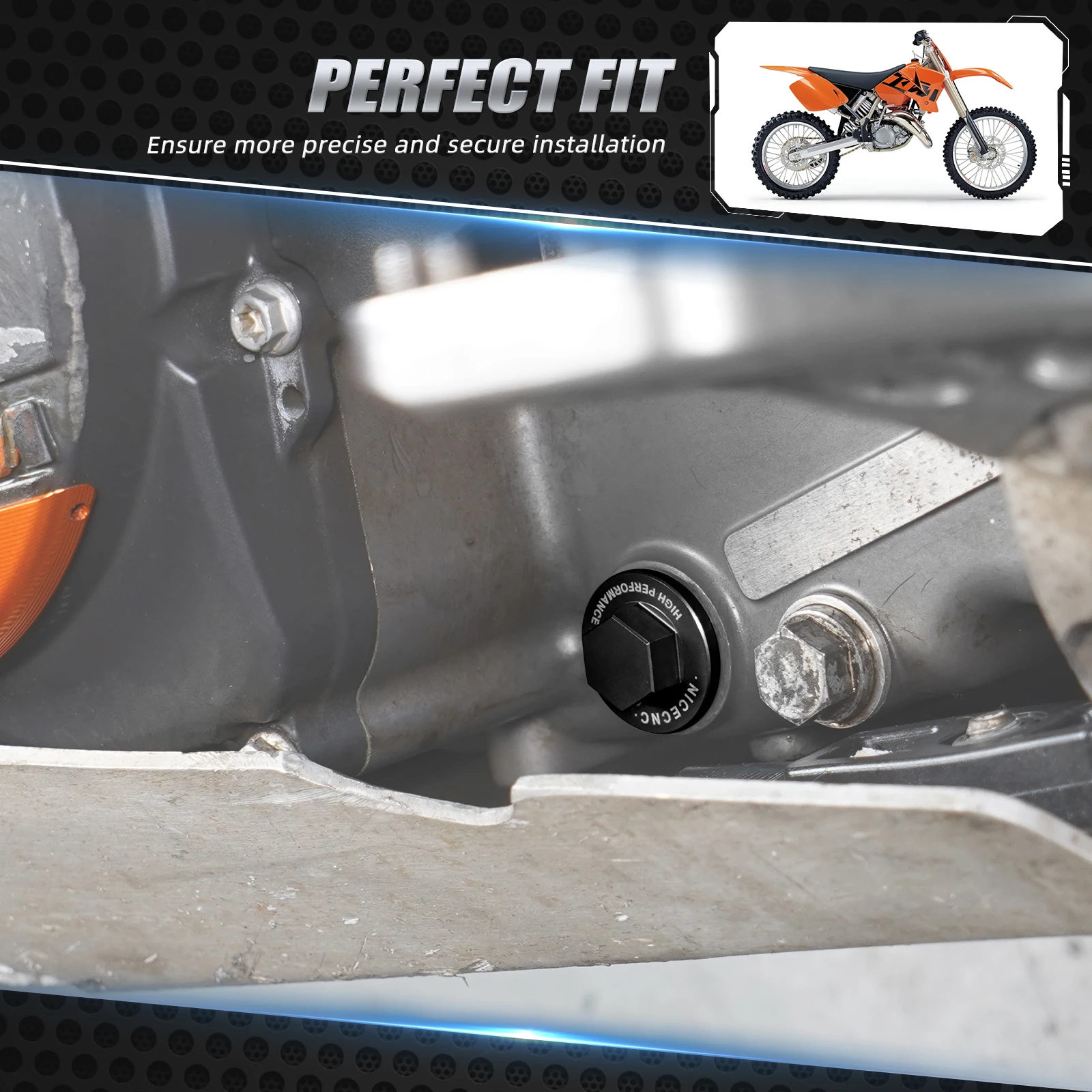 Для GasGas EC250F EC350F MC250F MC350F MC450F ECF MCF 250 350 450 2021-2023 KTM Husqvarna левый фильтр Магнитная пробка