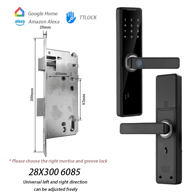 TTLock Умный дверной замок с датчиком отпечатка пальца
