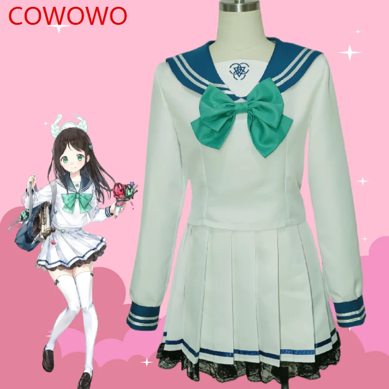 COWOWO Blue Archive Kurimura Airi Sailor Suits Косплей Костюм Cos Game Аниме Вечеринка Униформа Хэллоуин