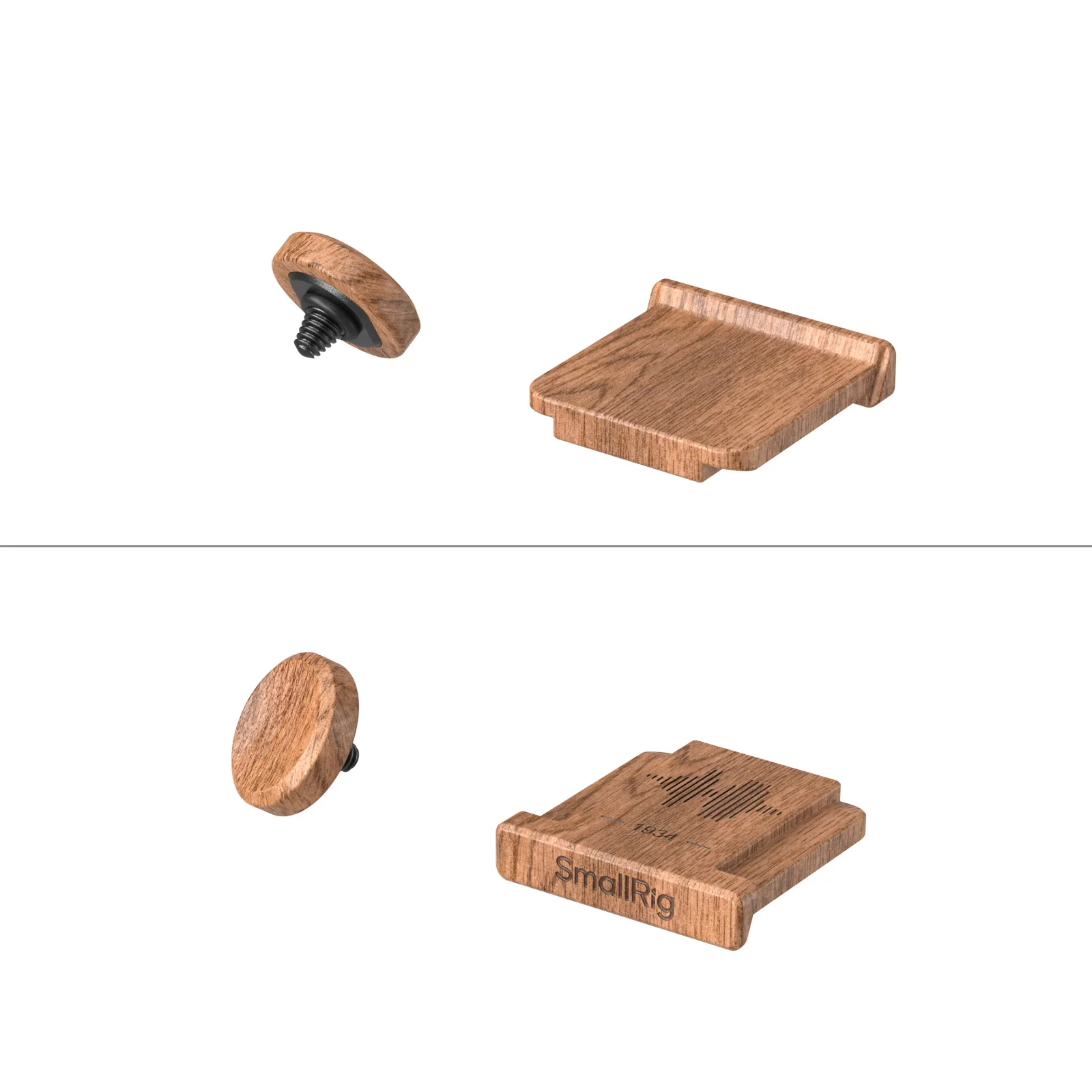 Крышка горячего башмака SmallRig X-Half для камер FUJIFILM с деревянной крышкой кнопки спуска затвора для FUJIFILM X-E5  X-M5  X100VI  X100F (art.: 3920da3368439) - 3920da3368439