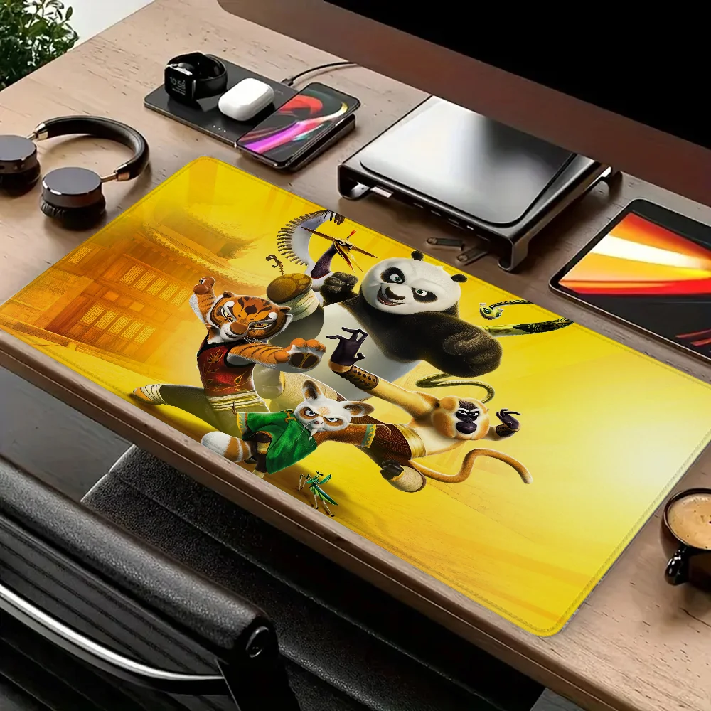 Коврик для мыши в стиле аниме Kung Fu Panda геймерские настольные коврики игровой
