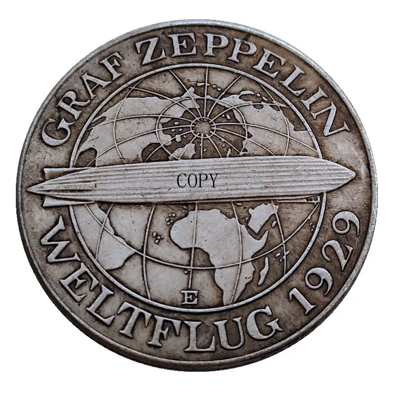 Декоративная репродукция монеты 5 рейхсмарок 1930 года