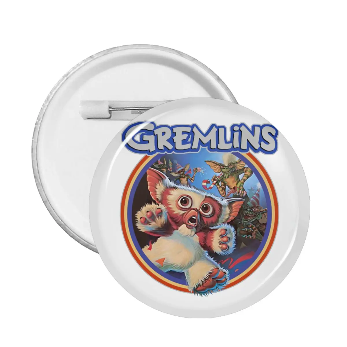 

59 мм, 84 значка Gremlin, значки в стиле аниме, для одежды, Gizmo 80s, рождественский фильм, Mogwai, монстр, ретро, научная фантастика, брошь, булавки