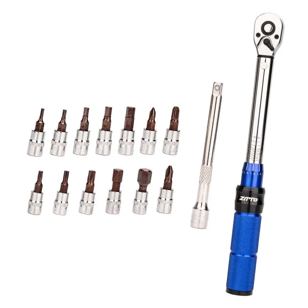 

Ratchet Torque Wrench Set 2-24Nm Mountain Bike Allen Key Socket Spanner Cycling Bicycle Repair Tools Torque Key Wrench