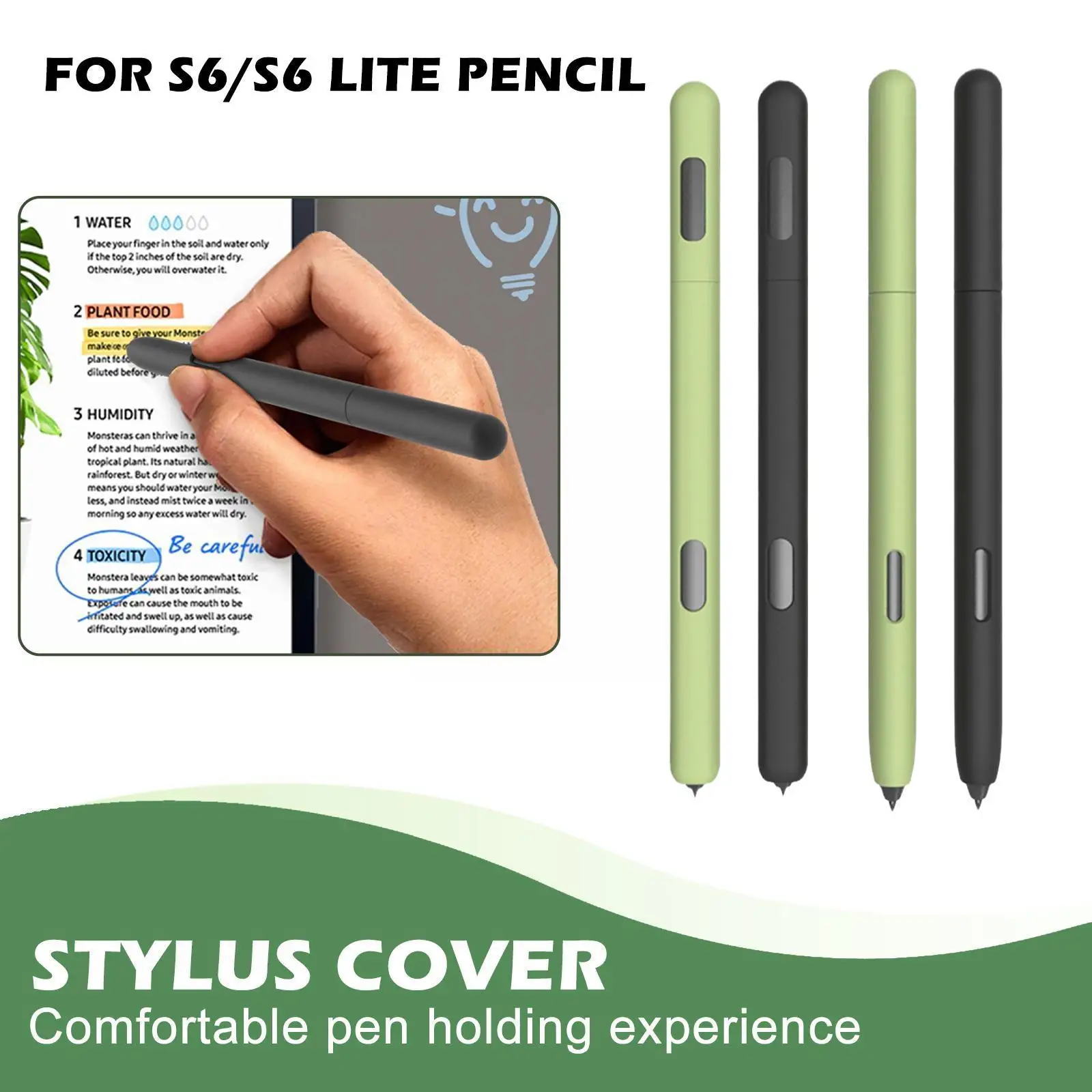 

Pen Stylus Protective Cover Silicone For Tab S6 Tablet O4n7