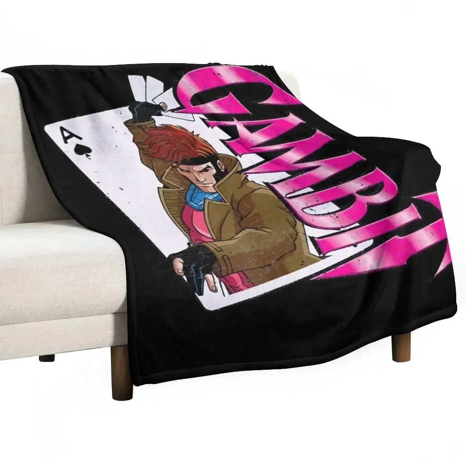 Новое мужское одеяло S Gambi Card в стиле ретро плед для кровати на диване одеяла