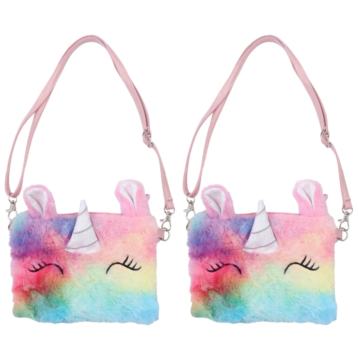 

Pursecrossbody Shoulder Cartoon Plush Kids Wallet Girlsand Fluffy Purses Handbagssmall Side Fur Faux Fuzzy Mini Furry Gifts