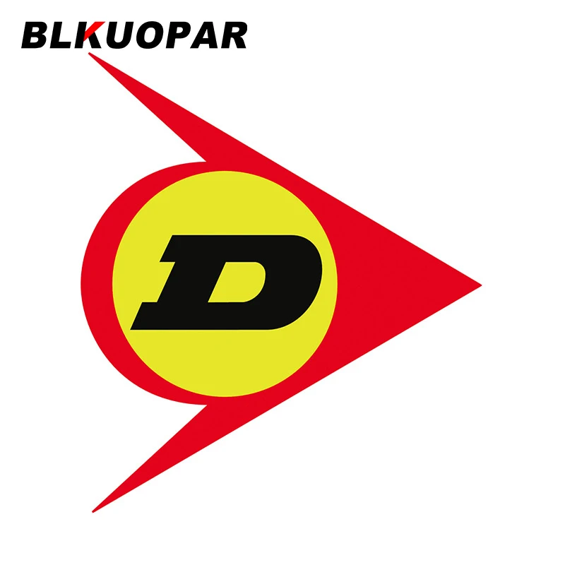 

BLKUOPAR 13 см x 11,4 см для шин Dunlop автомобильный бампер наклейка на окно автомобиля водостойкая устойчивая к царапинам наклейка для стайлинга авт...