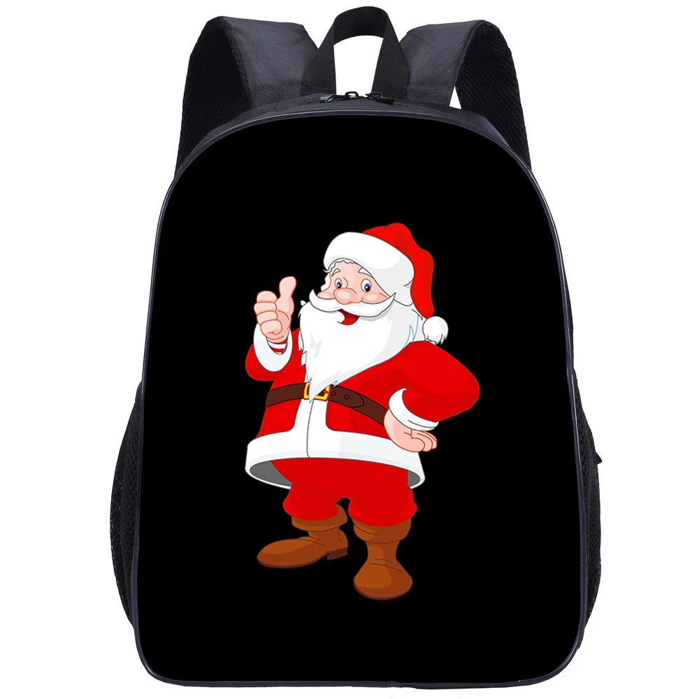 Children Fashion Cute Backpacks New Girl Boy Cartoon Pattern 3D Printing Christmas Gift Schoolbag for Primary School Students
