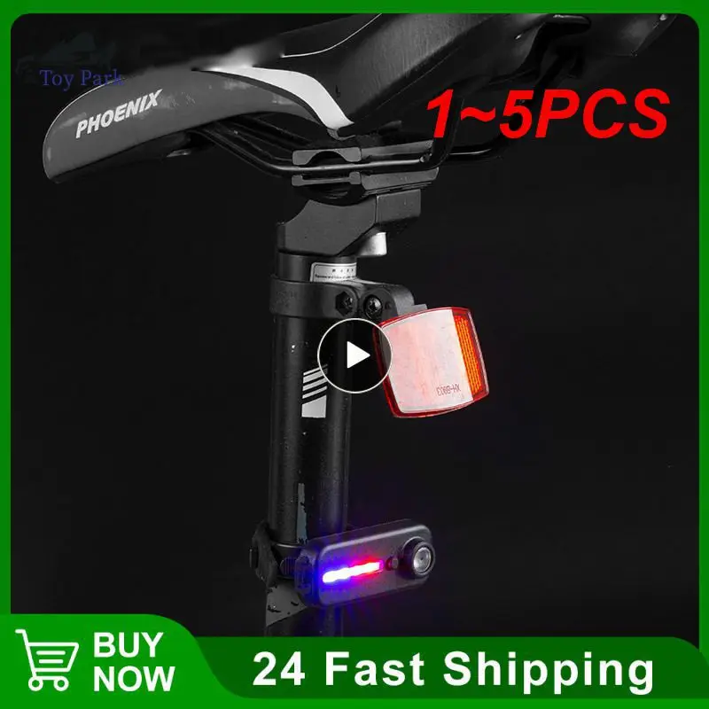 

1 ~ 5 шт., красно-синие полицейские лампы на плечо с зажимом, зарядка через USB, мигающий, безопасность, фонарик, велосипед, предупредить