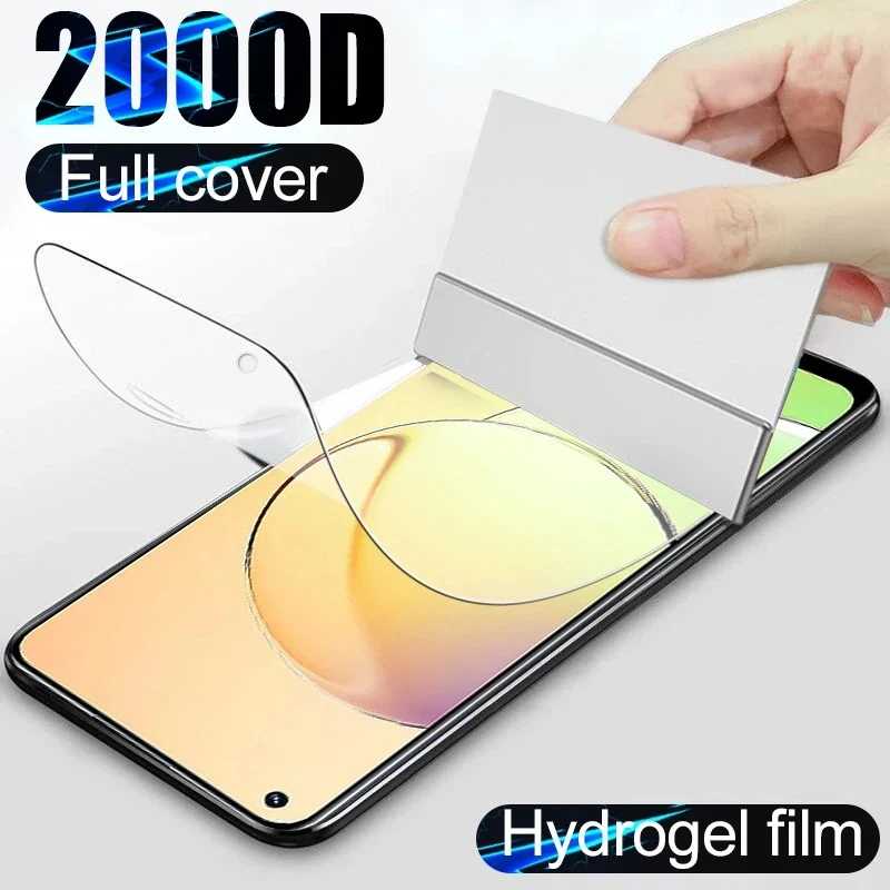 

For Realme 10 Hydrogel Film Full Cover Screen Protector Film For Realme 10 Pro Plus 10s 9 Pro Plus 9i Film