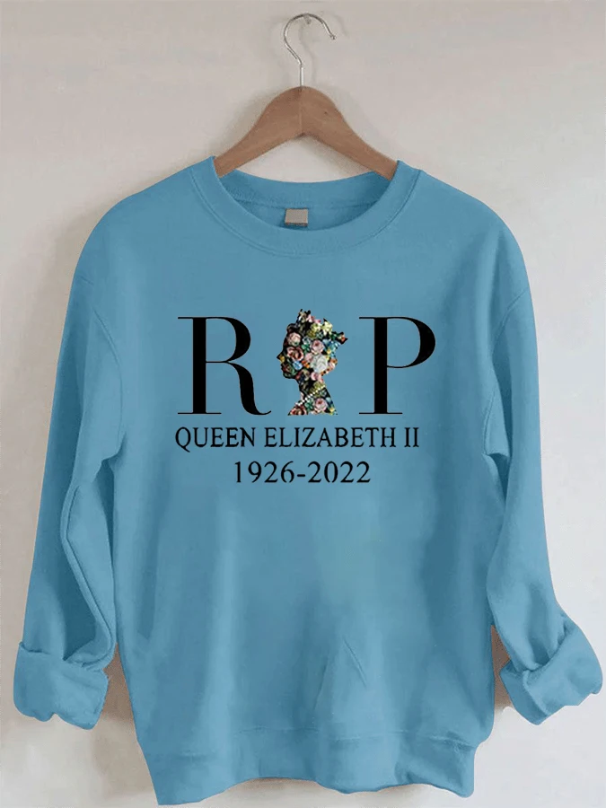 

Queen Elizabeth II - Casual Round Neck Sweatshirt