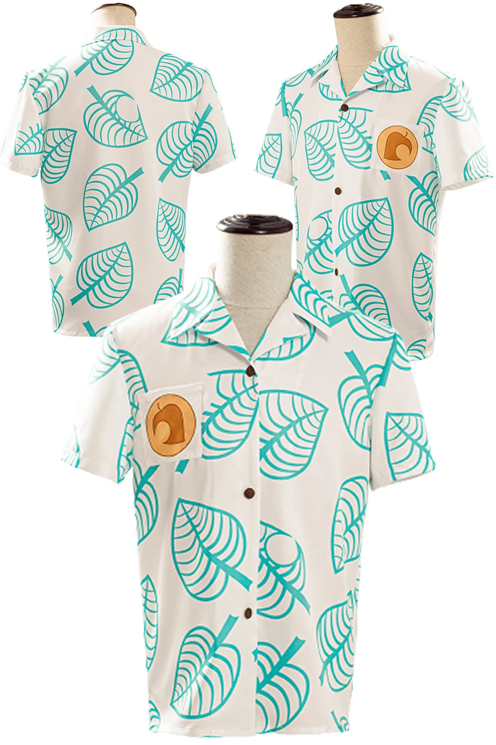 Tom Cosplay Nook Fantasia Game Animal Cross Disguise Shirt Tops Adult Male Fantasy Halloween Carnival Party Cloth