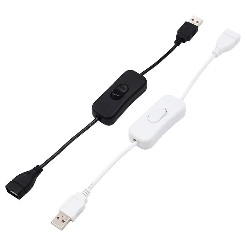 

28cm USB Cable with Male To Female ON/OFF Cable Extension Toggle for USB Lamp USB Fan Power Supply Line Durable HOT SALE Adapter