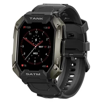 kospet tank m1 smart wristwatch multifunctional heart rate monitor ip69k waterproof fashion sports rugged outdoor smart watch fo