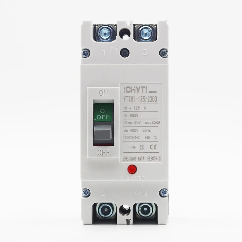 ICHYTI YTTMI-125/2300 Литой чехол автоматический выключатель 2P 400V 32A 40A 63A 80A 100A 125A MCCB главный