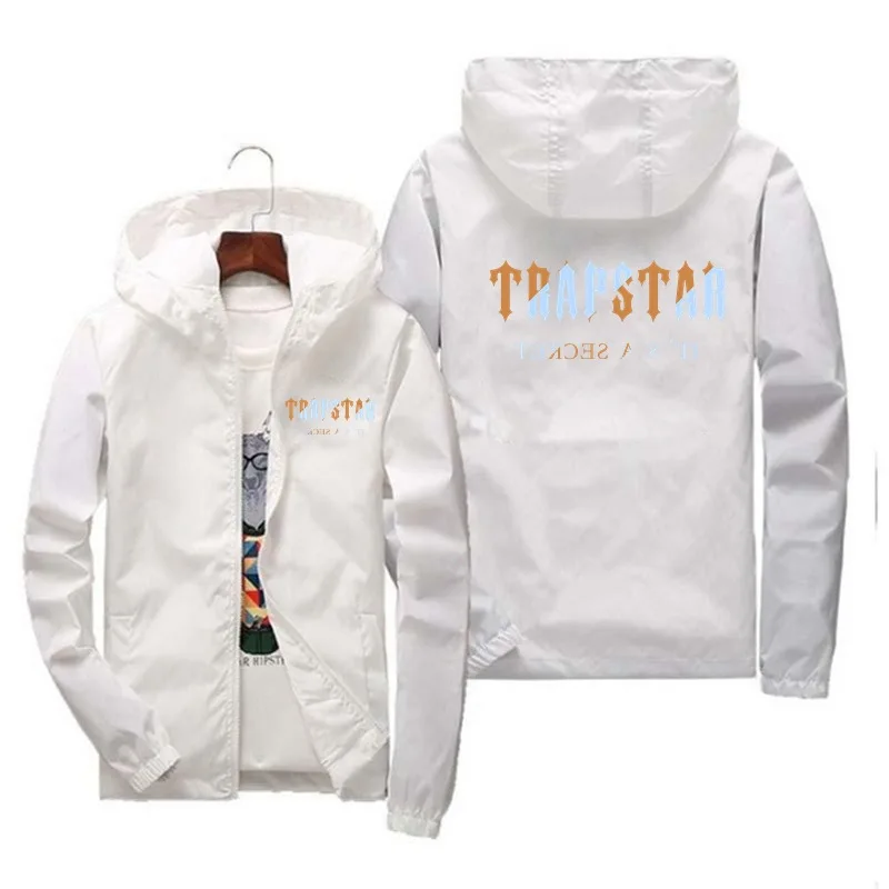 

2023 Trapstars Jackets Wind Proof Zipper Jackets Spring Autumn Casual Work Jacket Fashion Outdoor Adventure Brand Clothing S-7XL