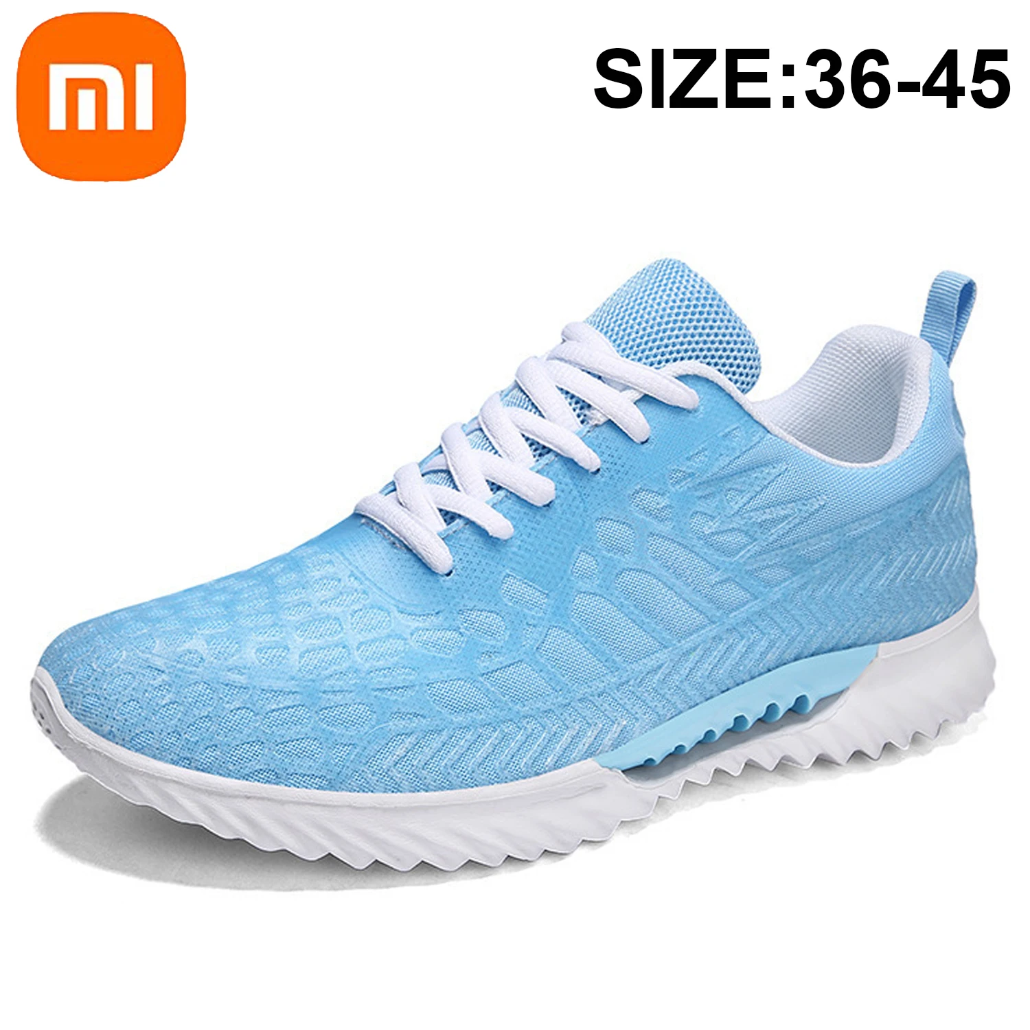 

Xiaomi Mijia Women Sneakers Non Slip Mesh Casual Shoes Men Outdoor Tennis Trainers Hollow Shockproof Couple Running Shoes