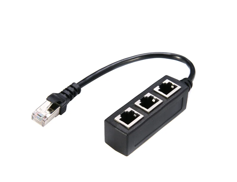 

RJ45 Cat7e Splitter Cable Extension Line One Three Network Transfer Connection cable One Three Bus CAT7 Network Connection cable