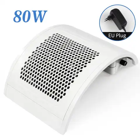 80 watts vacuum cleaner for manicure high power vacuum cleaner for nails strong sucking cleaner fans for salon is
