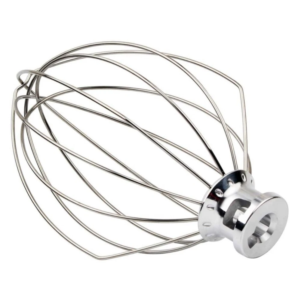 

K5AWW Wire Whip Steel Wire Whisk Stainless Steel Egg Beater Mixer Mixing Head 5QT for American KitchenAid