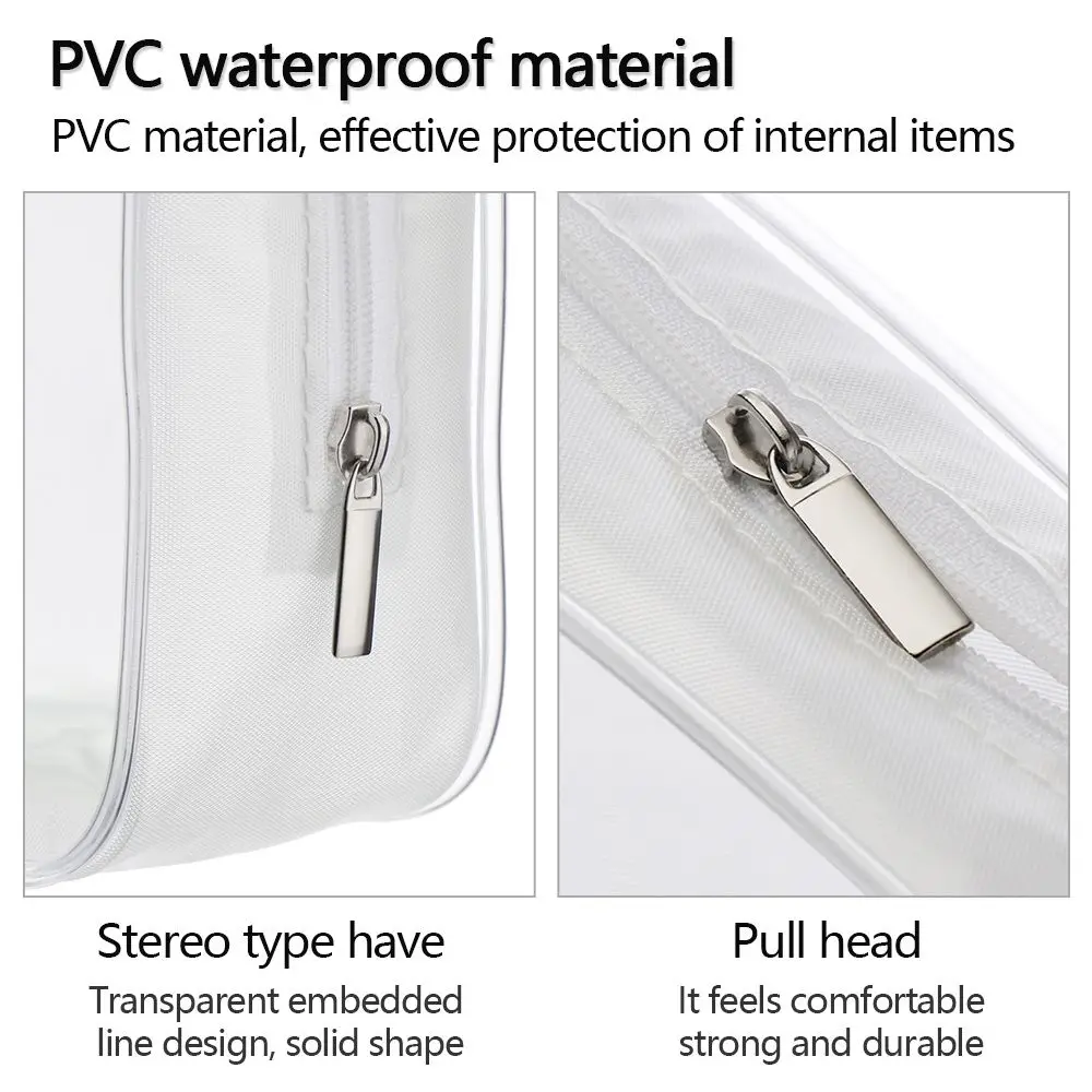 Прозрачный чехол для косметики косметичка из ПВХ Дорожный Чехол |