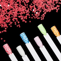 5g luminous heartstars nail glitter sequins colorful 3d nail art stickers glow in the dark flowers nail glitter sequins