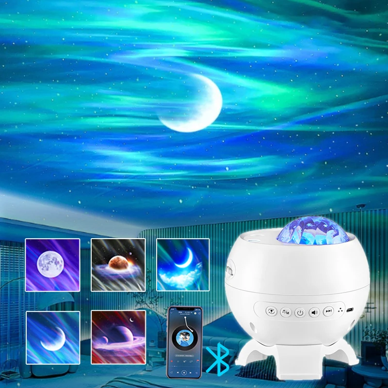 

2023 Aurora Northern Light Starry Sky Galaxy Projector Night Lights Room Projection Lamp Star Moon Lamp Home Decoration Gifts