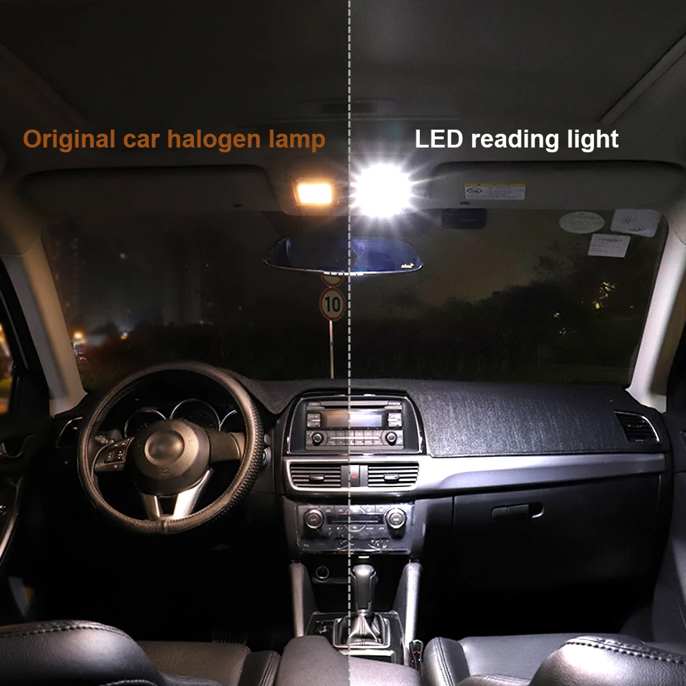 10 шт. Canbus Новинка IC 12 В C5W C10W Светодиодная лампа 31 мм 36 39 41 Автомобильная фестоновая