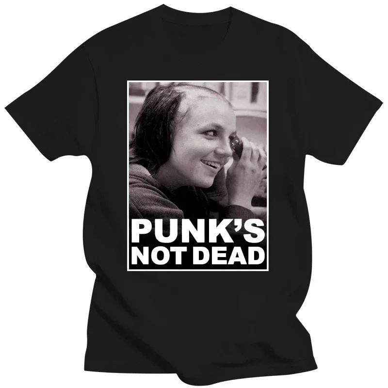 Футболка мужская оверсайз с принтом Punks Not Dead