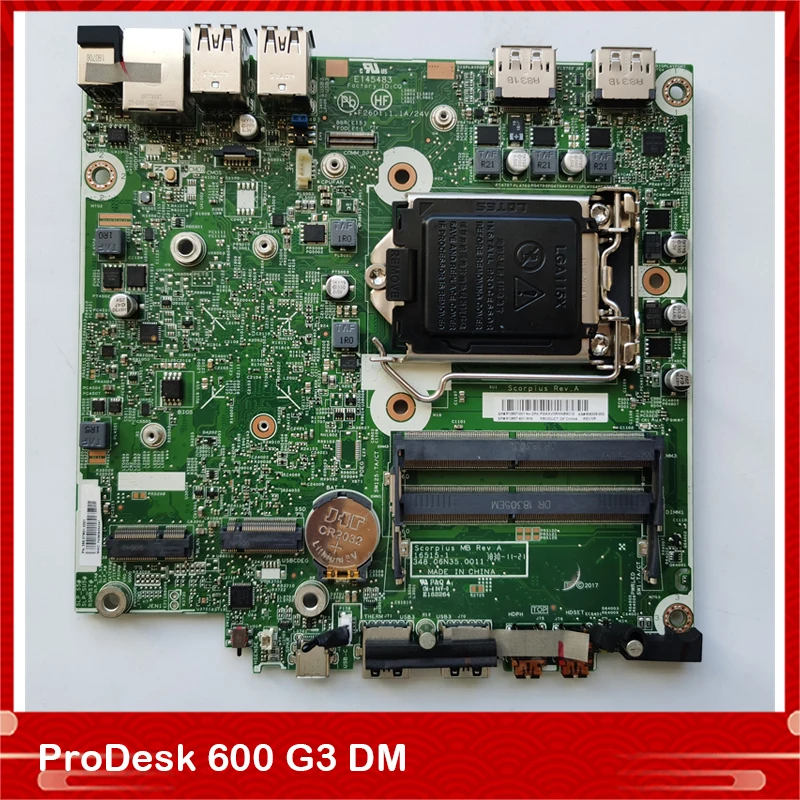 Originate Desktop Motherboard for HP ProDesk 600 G3 DM 912857-001 912857-601 16515-1 Fully Tested Good Quality