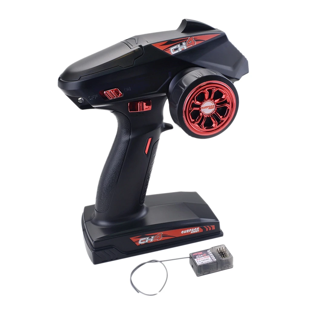 

4Ghz 4-Channel Remote Control Transmitter with Receiver Radio is Suitable for Remote Control Car/Ship/Tank Mixed Mode