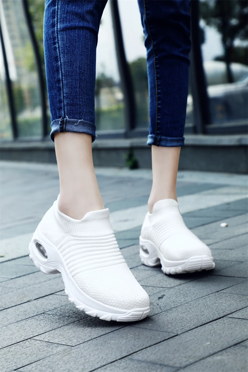 

shock absorber high-soled women's sports shoes for gym canvas sneakers running shoes for women sport woman sneakers deporte 1229