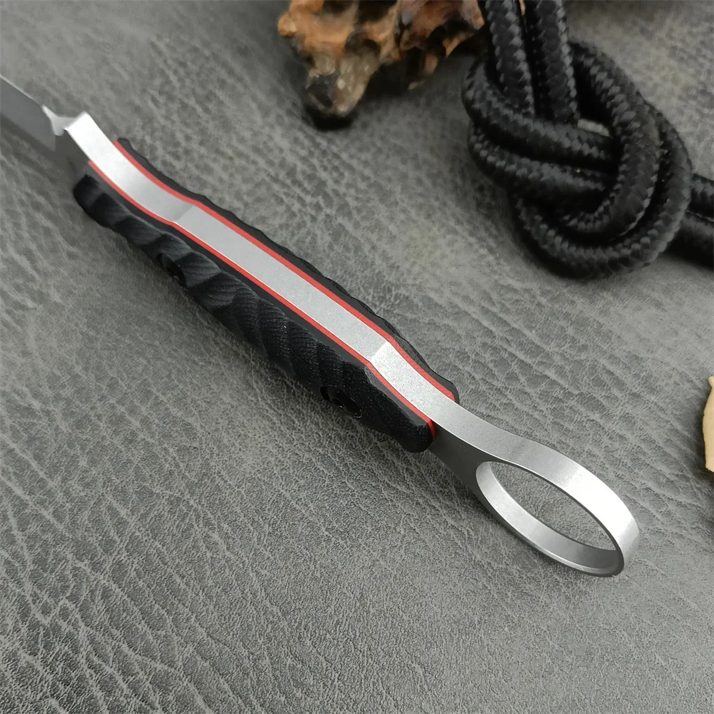 TOOR Высококачественный Нож С Фиксированным Лезвием D2 Стальная Ручка G10 Ножны Kaideex