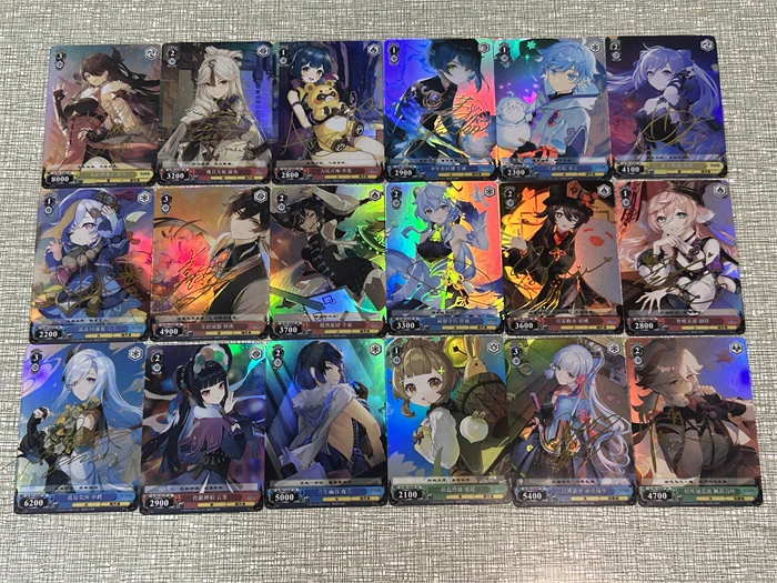 

18 шт./набор, Детские аниме-карты