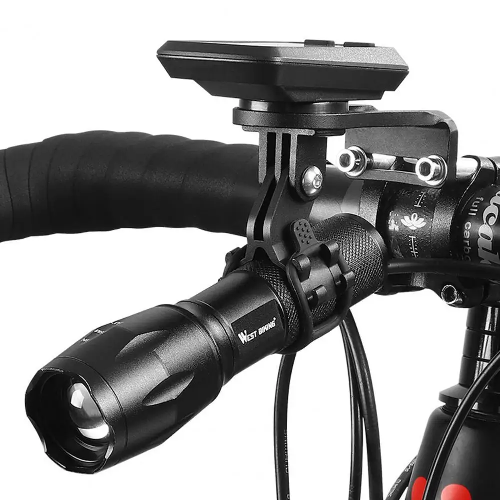 

Bicycle Lights 1 Set Bike Headlights Waterproof Wear Resistant Zoom Function Bicycle Flashlight With Bracket
