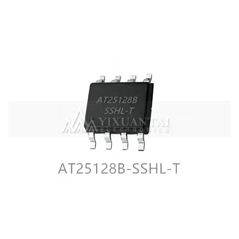 10 шт./лот AT25128B-SSHL-T EEPROM Serial-SPI 128K-bit 16K x 8 2,5 V/3,3 V/5V Автомобильный 8-контактный SOIC N T/R Новый