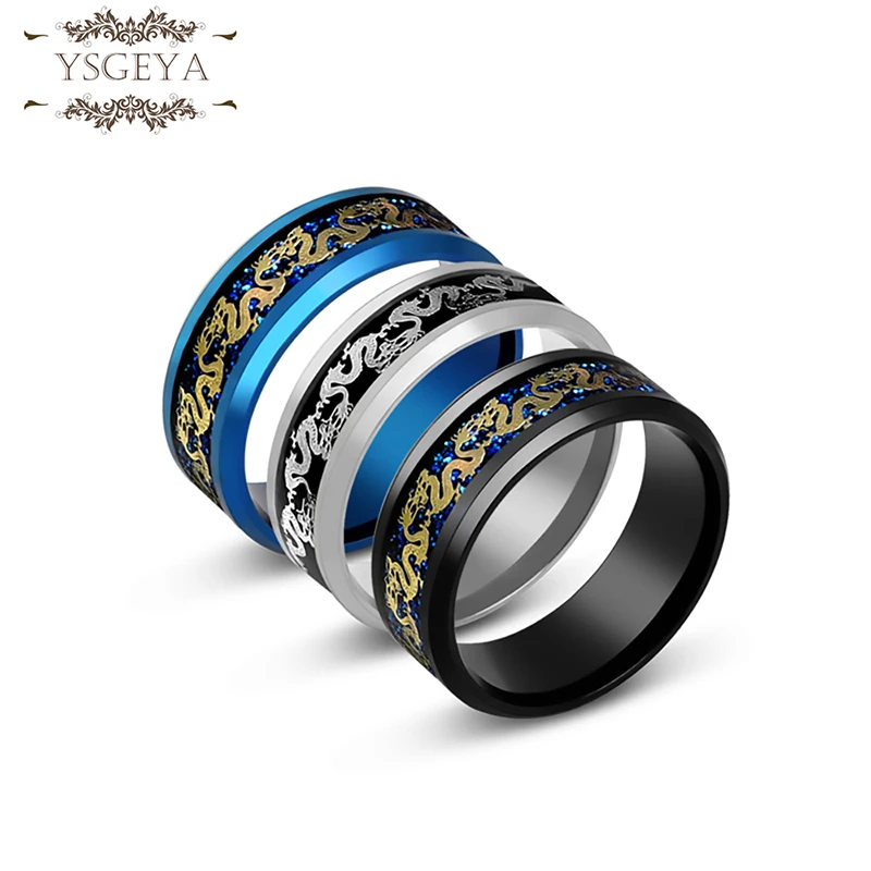 

YSGEYA 20pcs Wholesale Items for Business Rings Stainless Steel Jewelry Kpop Wholesale Rings Korean Fashion Free Shipping Items