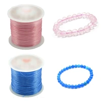 1roll elastic thread strong crystal beading cord for bracelets necklace diy jewelry making cords line stretch string