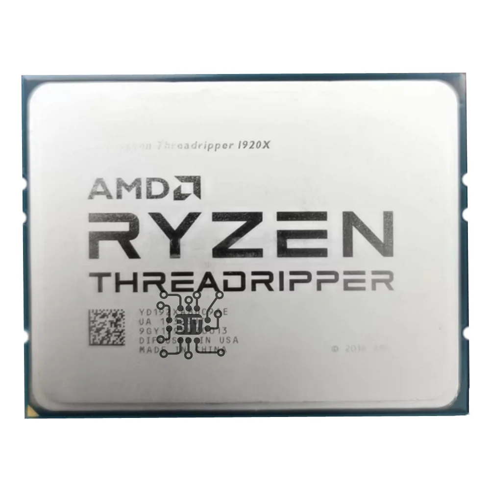 

AMD Ryzen Threadripper 1920X 3.5 GHz 12-Core 24-Thread CPU Processor 180W YD192XA8UC9AE Socket TR4
